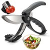 ALEXPHY Salad Scissors with Double Blades, Lettuce Chopper for Chopped