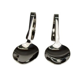 Wenco (Set of 2 Gourmet Spoons, Stainless Steel, Silver, 21 x 5 x 5 cm, 2 Units