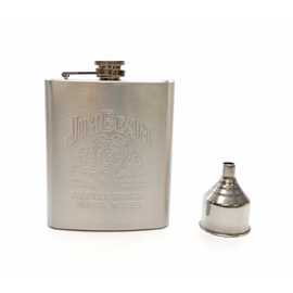Denizli Stainless Steel Alcohol Flask with Funnel (7 Oz, JB)