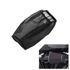 HCmotorku Motorcycle Air Filter Rain Sock Cover Dustproof Waterproof Air Filter Protective Cover Fit for Harley Touring FLHR FLHX Road King Street Glide Sportster XL 883 1200 Softail Dyna