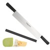 BOLEXINO 15 Inch Double Handle Cheese Knife for Charcuterie, High