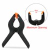4 Pcs 3" 7.6cm Plastic Spring Clamps Extra Strength and