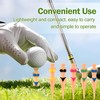 QACUU 5Pcs Bikini Style Golf Tees – Colourful Plastic Golf