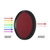 FOTGA 82mm Adjustable Infrared Filter IR Pass X-Ray Lens Filter