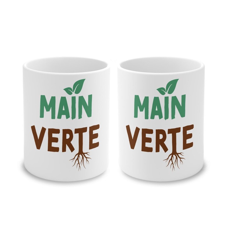 Fabulous Stifteköcher aus Keramik – grüne Hand Baum Pflanzen Topf