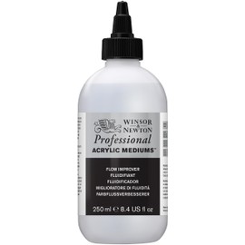 Winsor & Newton Professional Acrylic Medium Flow Improver, 250ml (Packaging may vary)