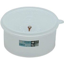 Chopla Industry 280048 Round Building Pot NO.3, 0.3 gal (1.3 L), Clear
