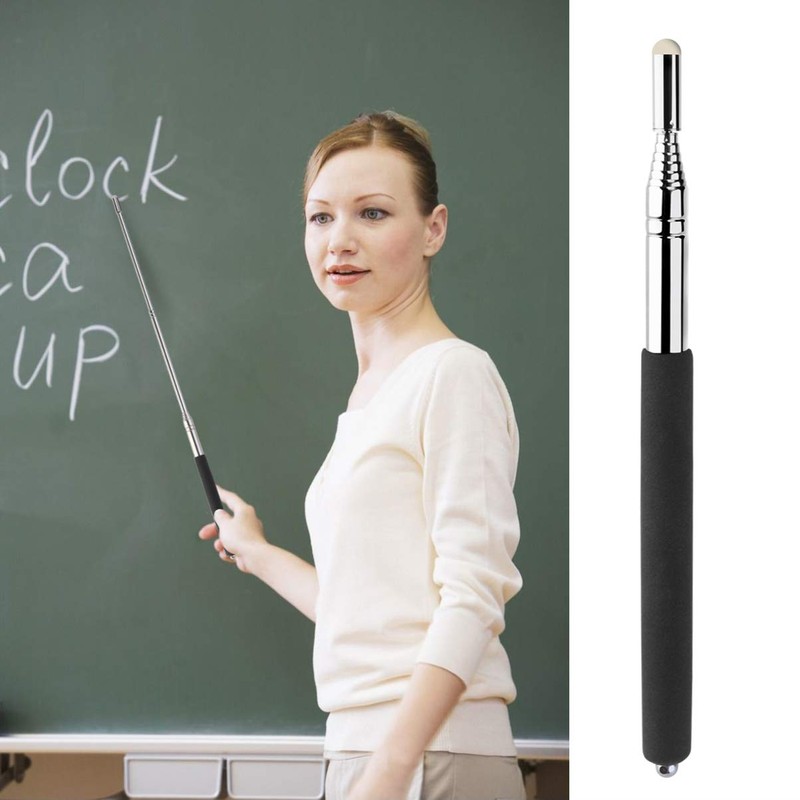 VALICLUD Teacher Pointer Stick Telescopic Hand Pointer Extendable Teaching Pointer