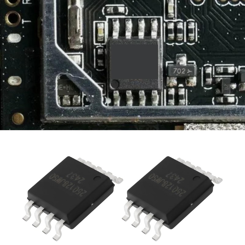 VGOL Pack of 2 W25Q128JWSQ 128Mbit Serial Flash Memory Chip