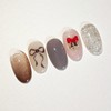 Winterbell Handmade Nail Tips - Almond Long / 윈터벨 수제네일팁