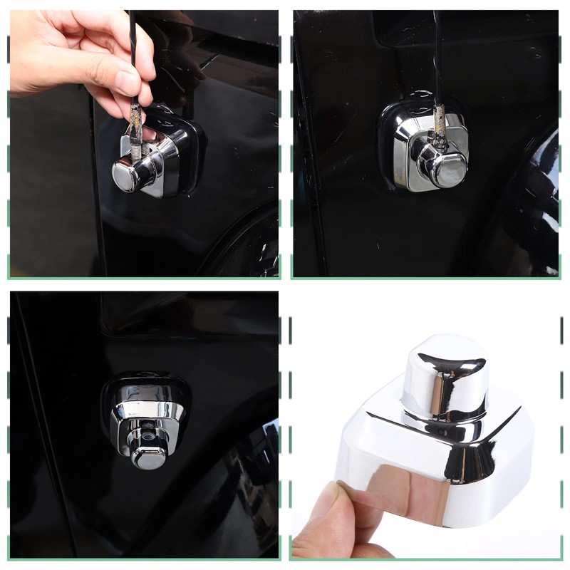 PIUGILH for H*3 Antenna Cover with Adhesive Base Decorative Antenna