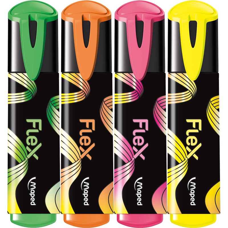Maped - Fluo Peps Flex Highlighter Marker Pen - Extra