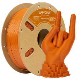 ERYONE Carbon Fiber PETG 3D Printer Filament 1.75MM Diameter 1kg Vivid OrangeColor: Vivid Orange