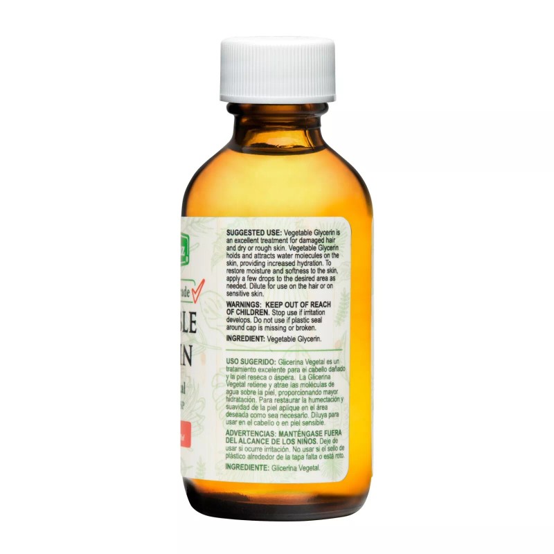 De La Cruz Pure Vegetable Glycerin USP Grade, Bottled in