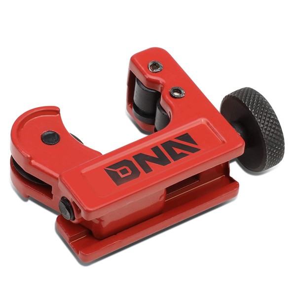 DNA Motoring TOOLS-00104 Handy Mini Tubing Cutter, 1/8-7/8 Inches, Portable Cutting Tool w/Robust Knob, Alloy Steel Cutting Edge, Aluminum Body