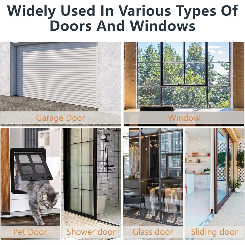 【2026 New Upgrade】 Wide Silicone Weather Stripping Door Seal with