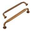 Amerdeco 10 Pack Antique Brass Cabinet Pulls 5 Inch(128mm) Hole