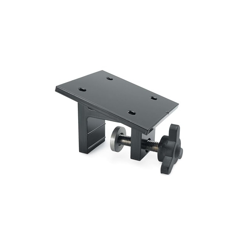 Cannon 2207327 Clamp Mount Downrigger Mounting Base, Black Aluminum