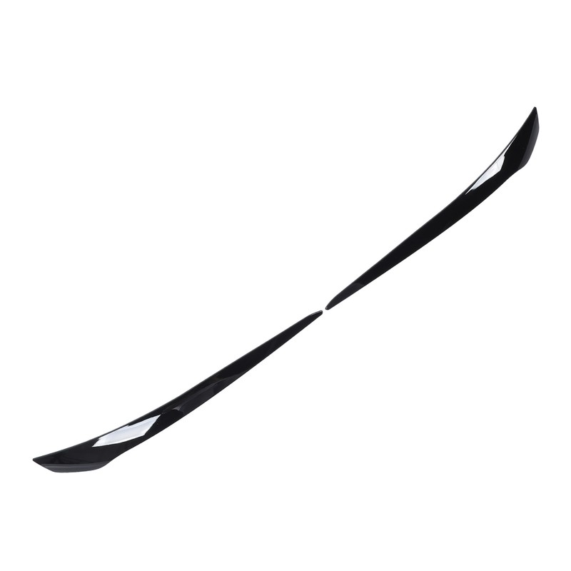 2 Pcs Headlight Eyebrow Headlamp Eyelid Cover Trim Frame Decal