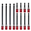 TIMESETL 12pcs Drill Bit Extension, 1/4 Inch Hex Shank Magnetic