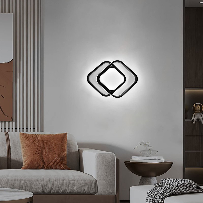 CANEOE Small Ceiling Light Modern LED Acrylic Square Ceiling Lamp