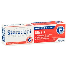Steradent Ultra 3 Denture Fixative Cream 40g