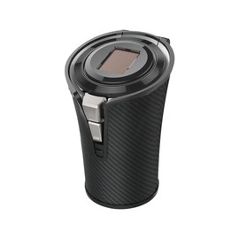 Seikou Sangyo (EXEA) Car Supplies, Ashtray, Solar Carbon Ash, Carbon ED-213, Drink Holder Type, LED Included, Easy to Dispose of Ashes
