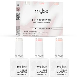 Mylee 5 in 1 Builder Base Strengthening Gel Trio 3x15ml (Just Peachy)