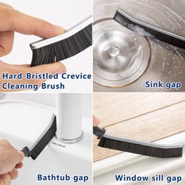10Pcs Crevice Cleaning Tools, Gap Cleaning Brush Set,Cleaning Brushes Small Spaces, Hard Bristle Crevice Cleaning Brush Tool for Household Use Bathroom Tiles Kitchen