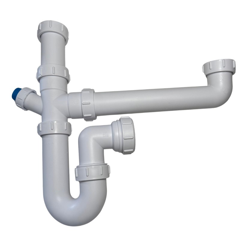 Hulthor Universal Double Bowl Sink Waste Kit - 1.5 &