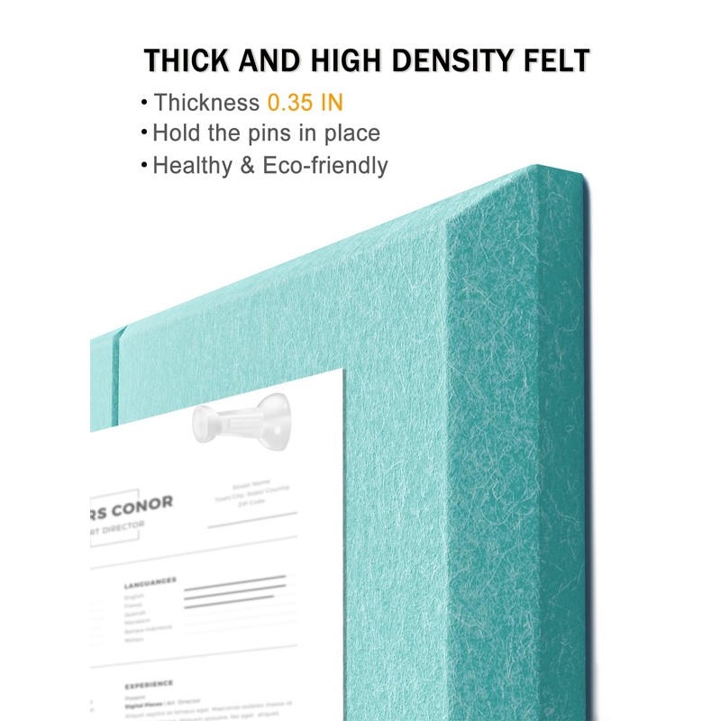 Hsurbtra Large Cork Board for Wall 36 x 24 Inch,