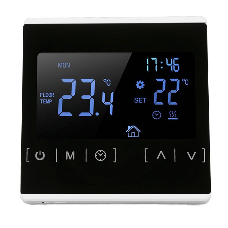 Smart Thermostat Backlit Touch Screen Dual Control Temperature Controller for