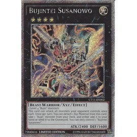 Yu-Gi-Oh! - Bujintei Susanowo (CT11-EN002) - Collector Tin Promos - Limited Edition - Platinum Secret Rare by Yu-Gi-Oh!