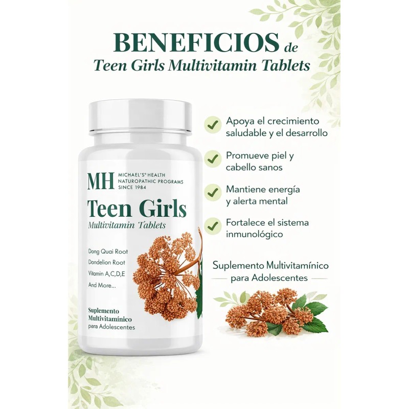 Multivitamínico Michael Health Adolescentes Tabletas