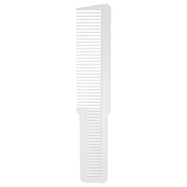 Wide Tooth Hair Style Comb, 5 Colors Barber Comb Hairdressing Comb for All Hair Types Men or Women(White)