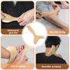2 Stück Massage-Paddel für Maderotherapie und Lymphdrainage, Massagegerät Holz Massages,