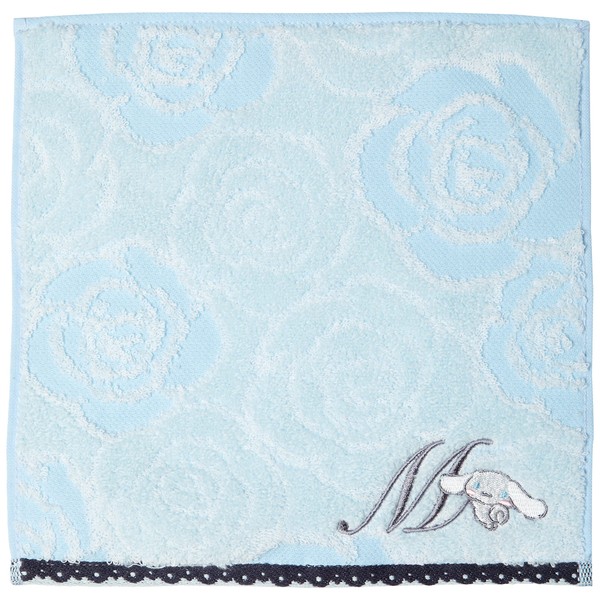 Marushin Sanrio 3005059700 Handkerchief, Initial Cinnamo Roll, 100% Cotton, Rose Cinnamo M, Present, Gift, Birthday, Mother's Day, Goods