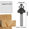 LUMBER JACK 4 Piece Round Over Router Bits 1/4 Shank,