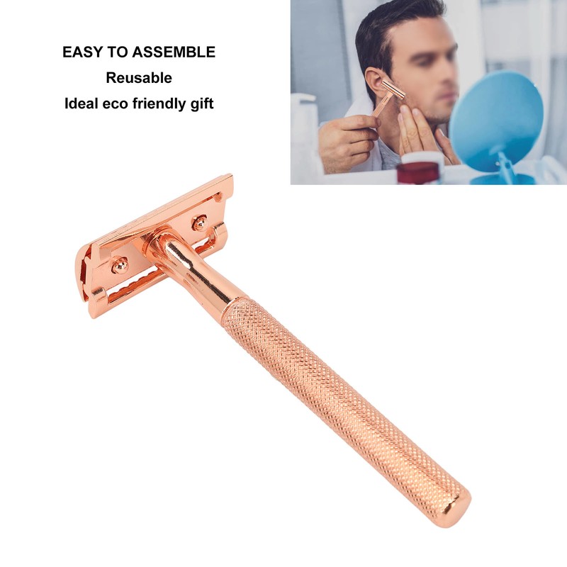 Hair Blade Handle Waterproof Metal Portable Manual Hair Blade Handle