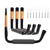 HUHOLE 4 Pack Garage Storage Hooks Heavy Duty – 9.8"