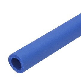 sourcing map Pipe Insulation Foam Tube Lagging Insulation Pipe 12mm(1/2") ID 20mm OD 20" Heat Preservation for Handle Grip Support, Blue