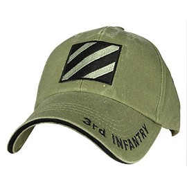 EAGLE CREST 3rd Infantry Baseball Cap, Od Green, One Size