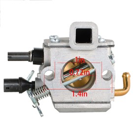 raseparter C3A-S31A 034 036 Chainsaw Carburetor Replacement for MS340 MS350 MS360 360Pro Replace 11251200651 11251200613 11251200614 with Air Fuel Filter