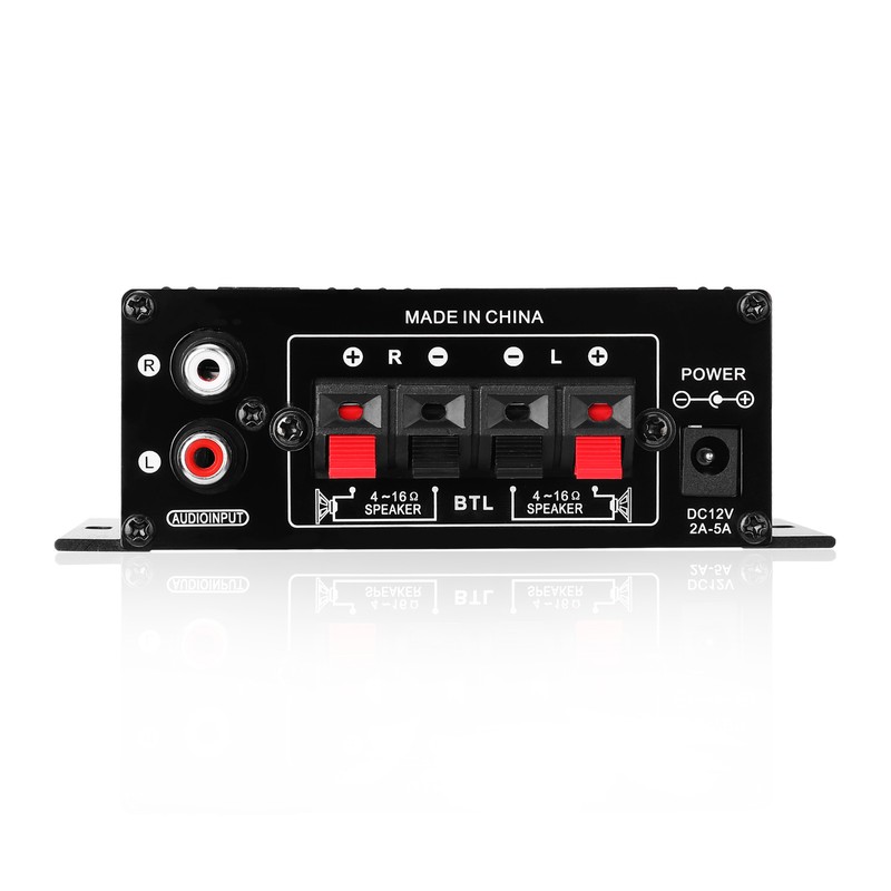 AK270 Mini Audio 2-Channel Stereo Power Amplifier Portable Sound Amplifier