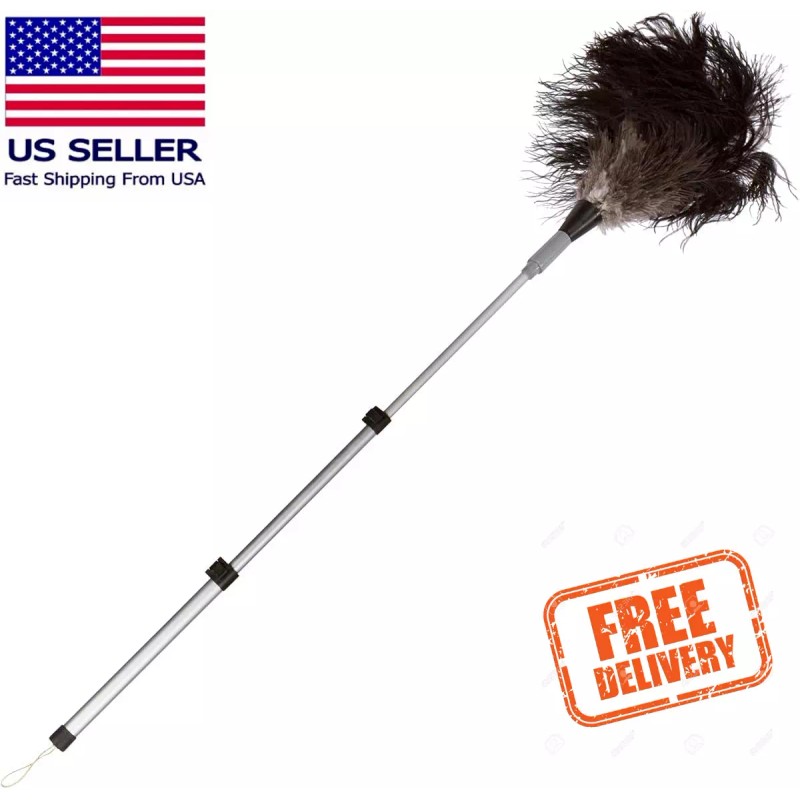 Dusters Killer Ostrich Feather Duster with Extension Pole Up to