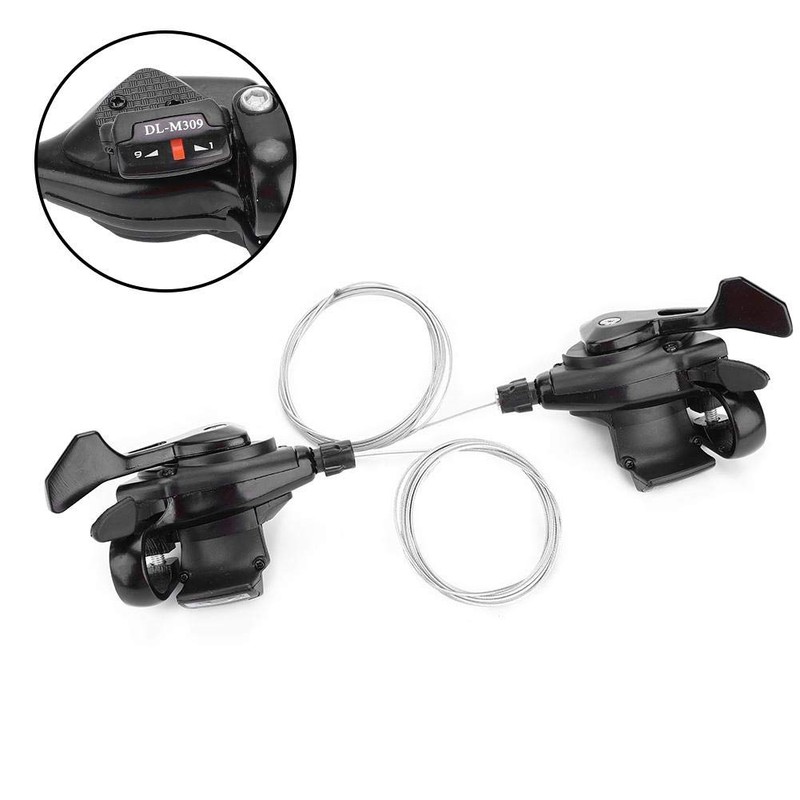 Shifter 9 Speed,Bike Speed Shift, ycle Derailleur 1 Pair Triple