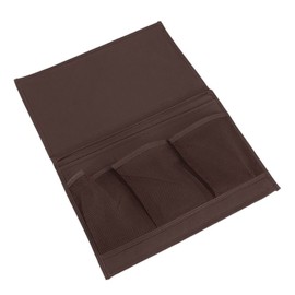 α Space [Bedside Pocket] Remote Control Rack for Kotatsu and Tables for Small Items Organization (Brown)