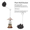 3 Pcs Bird Feeder Wall Mount Window Suction Cups with