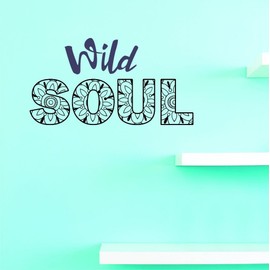 Decals - Wild Soul Wall Art Size 14 Inches X 28 Inches