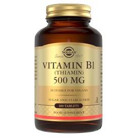 Solgar Vitamin B1 (Thiamin) 500 mg - 100 Tablets